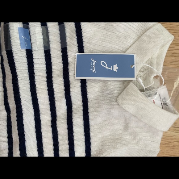 NWT Jacadi Sweater Onesie, Newborn - Picture 2 of 4